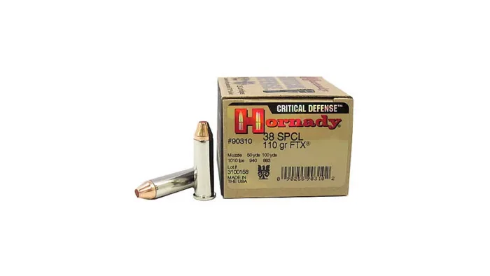 Hornady Critical Defense .38 Special 110 Grain Flex Tip eXpanding Centerfire Pistol Ammunition